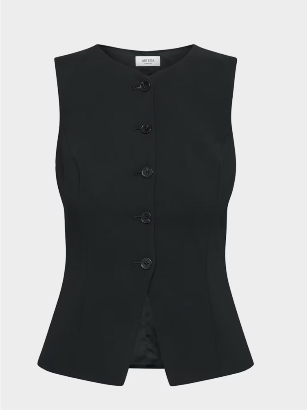 Aritzia Wilfred Regal Vest in Black Size 12 - Picture 8 of 11